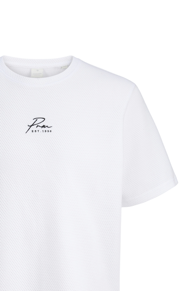 JPRFRANCO SS TEE STYD SS25 12286343 BRIGHT WHITE